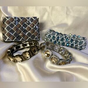Vintage Stretch Bracelet Bundle x4